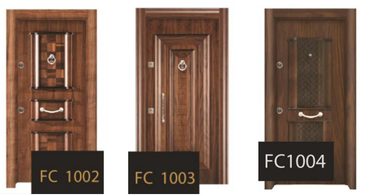 درب های ضد سرقت گردویی مدلهای FC1002-1003-1004-1013-1021