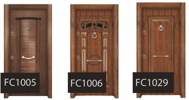 درب های ضد سرقت گردویی مدلهای FC1005-1006-1029