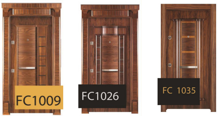 درب های ضد سرقت گردویی مدلهای FC1009-1010-1011-1026-1035