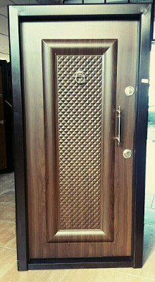 درب ضد سرقت تک قاب برجسته روکش PVC