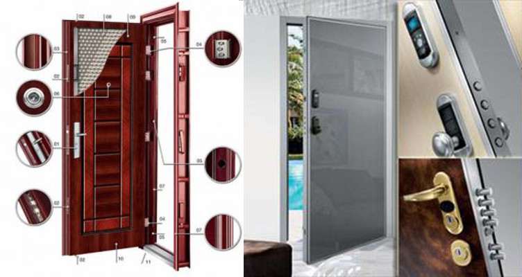 اجزای درب ضد سرقت