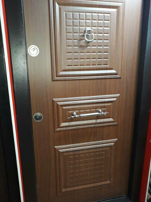 درب ضد سرقت سه قاب روکش PVC