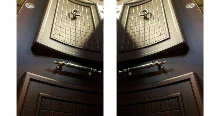 درب ضد سرقت دو قاب برجسته