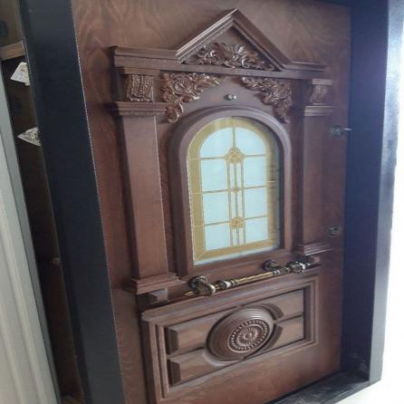 صادرات انواع درب لابی شیشه خور طلایی