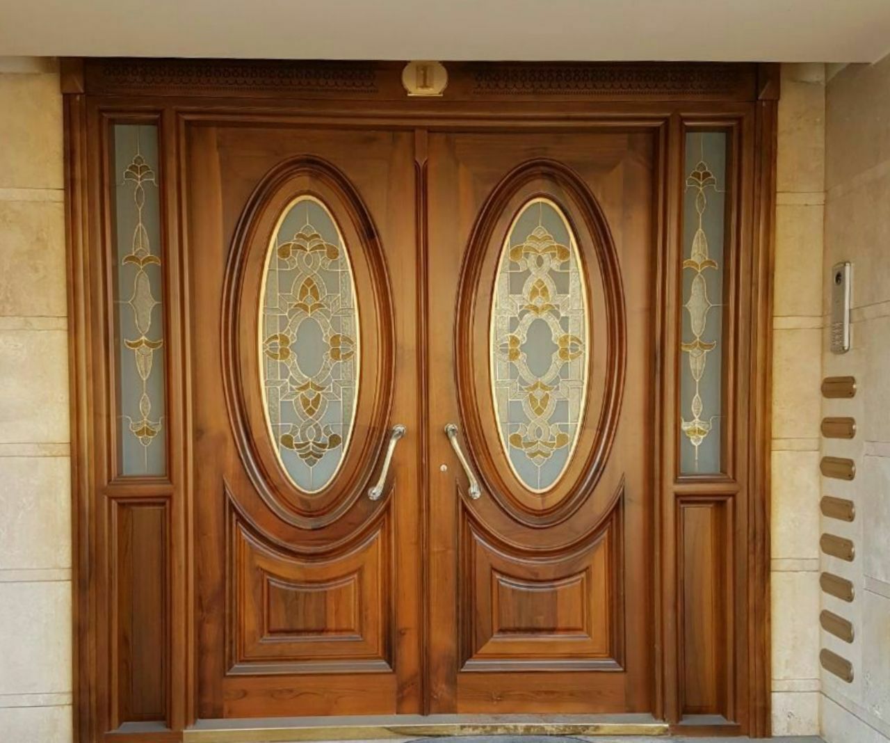 تولید کنندگان درب ضد سرقت دو لنگه شیشه خور