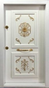 میزان مقاومت درب اتاق خواب سفید طلایی