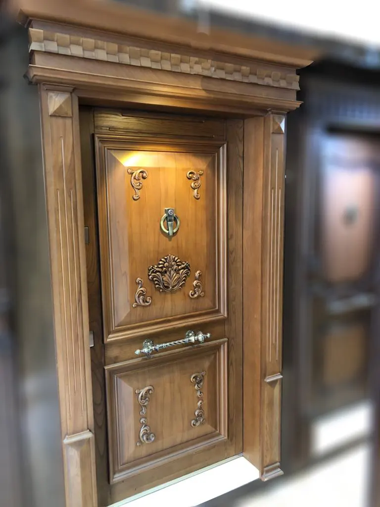 درب ضد سرقت روکش گردو