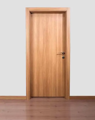 درب پی وی سی طرح چوب