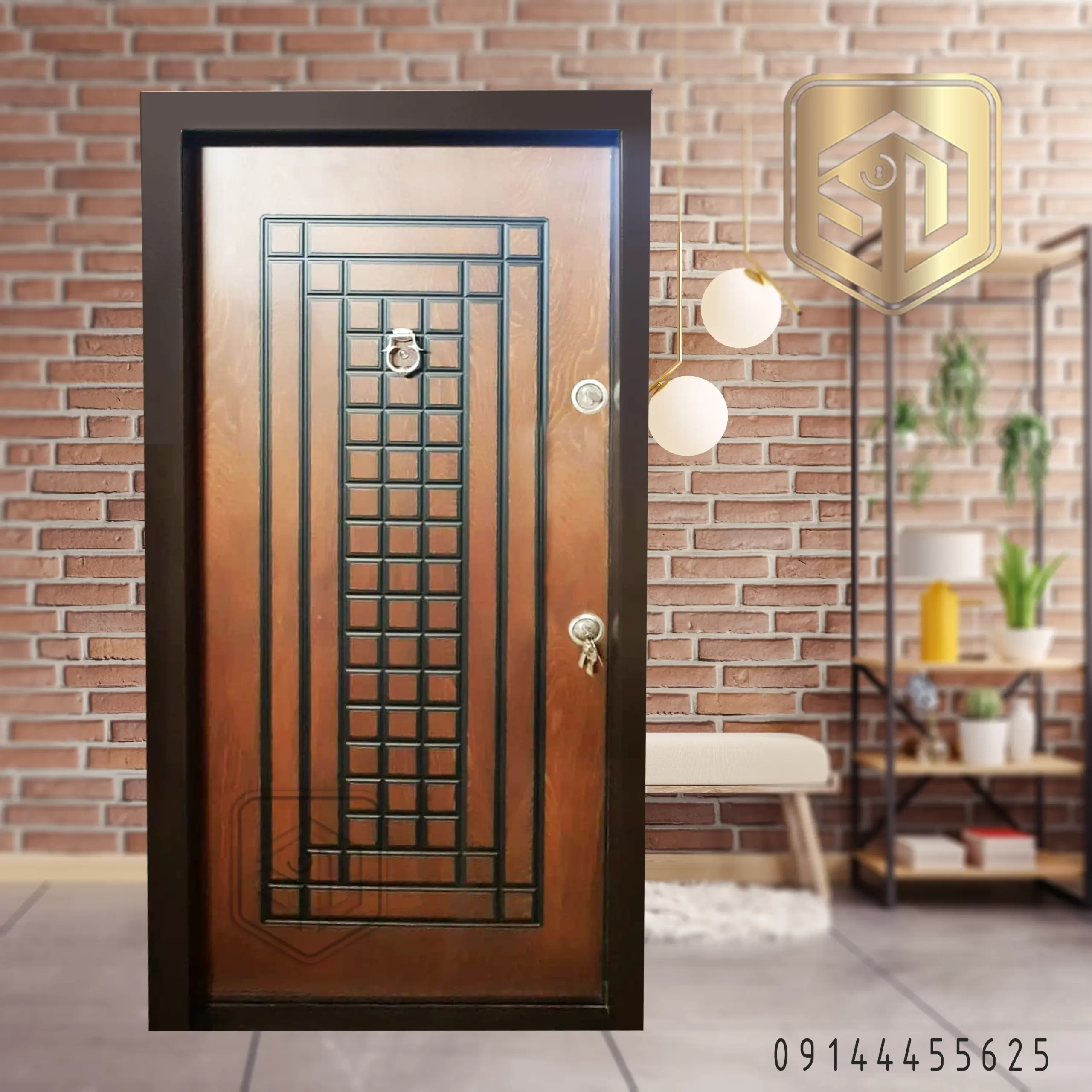 صادرات درب ضد سرقت روکش چوب